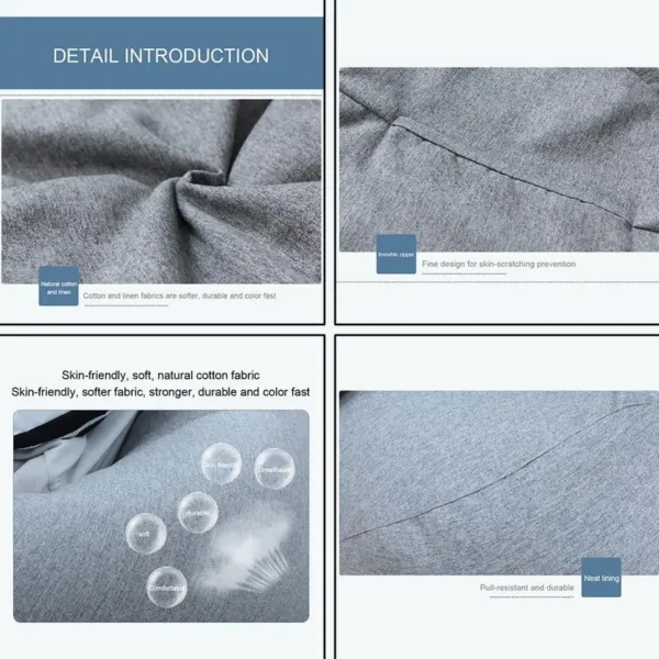 Large Small Lazy Sofas Cover Chairs without Filler Linen Cloth Lounger Seat Bean Bag Pouf Puff Couch Tatami Living Room Beanbags 5