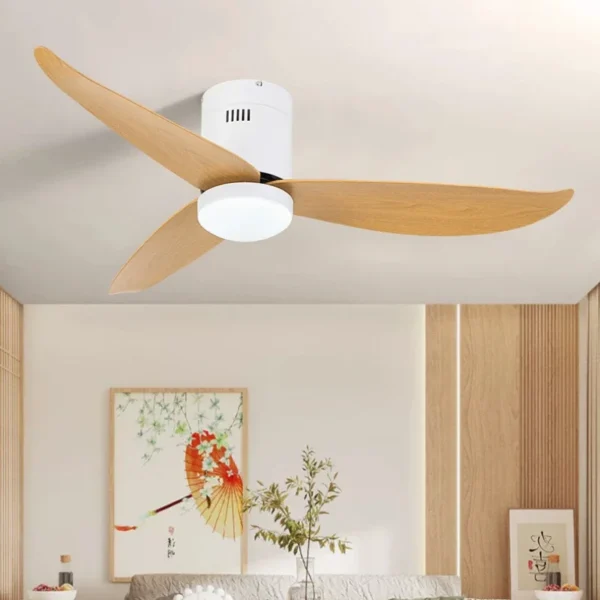 Ceiling Mounted Nordic Restaurant Fan Light New Minimalist Home Living Room Ceiling Fan Light Fan Ceiling Light 2
