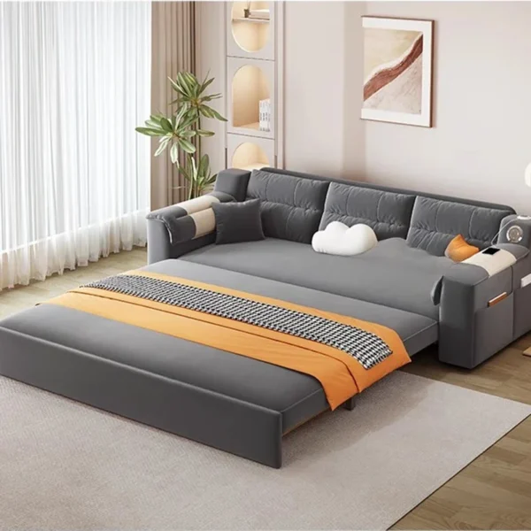 Folding Sofa Bed Dual Purpose Multi Functional Multifunction Luxury Living Room Sofas Bed Storage Sofa Sala De Estar Home Decor 4
