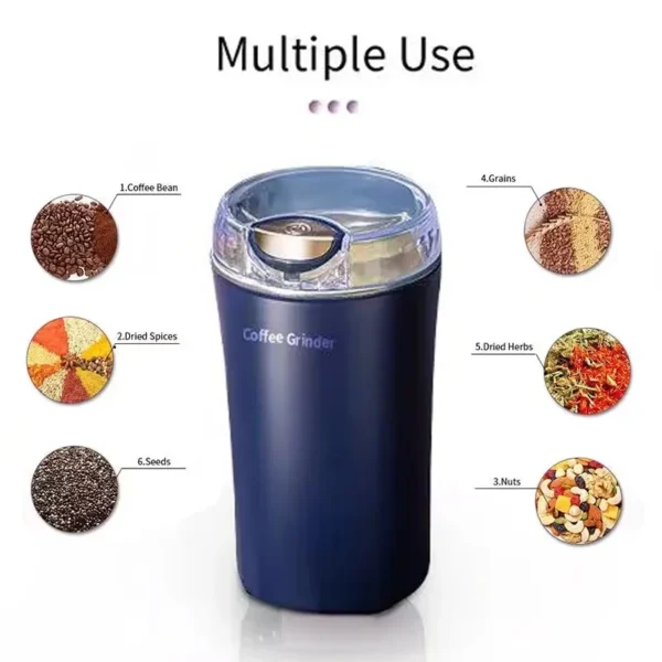 Small Electric Grinding Machine Grain Grinder Coffee Grinder Stainless Steel Nuts Beans Grains Mill Herbs  for kitchen 4