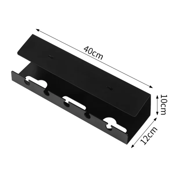 Cable Organizer, Under Desk Cable Management Tray, Socket Strip Holder, Wire Tamer for Office and Home 4