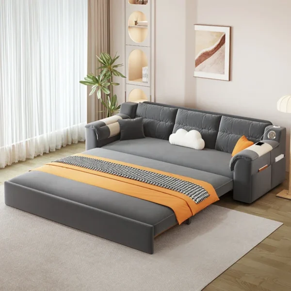 Folding Sofa Bed Dual Purpose Multi Functional Multifunction Luxury Living Room Sofas Bed Storage Sofa Sala De Estar Home Decor 2