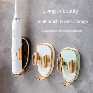 Traceless Toothbrush Holder Bath Wall-Mounted Electric Toothbrush Holders Adults Toothbrush Stand Hanger Bathroom Accessories 1