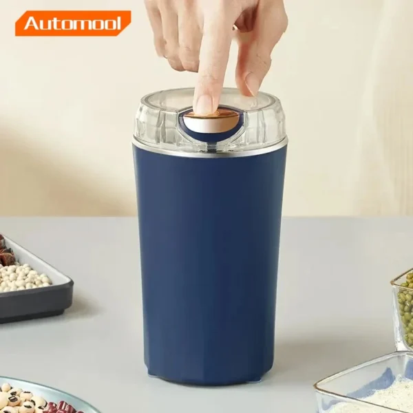 Small Electric Grinding Machine Grain Grinder Coffee Grinder Stainless Steel Nuts Beans Grains Mill Herbs  for kitchen 1