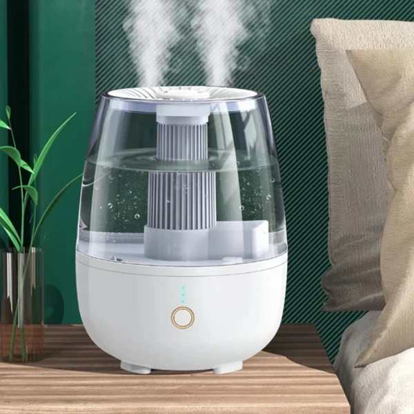 6.8L Double Spray Large-Capacity Humidifier Mini Desktop Air Humidifier For Bedroom Home Office EU Plug 4